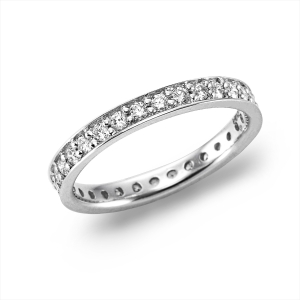 Infinity Memoire Ring  18kt Weißgold mit 0,76ct Diamanten