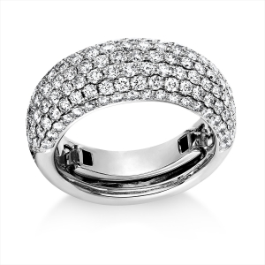 Pavé Ring  18kt Weißgold mit 2,02ct Diamanten