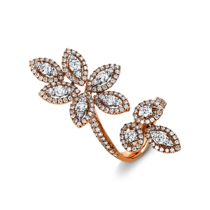 Ring 18 kt RG+WG