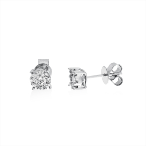 Ohrstecker 18 kt WG