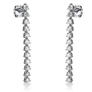 Ohrschmuck 3er-Krappe 18 kt WG