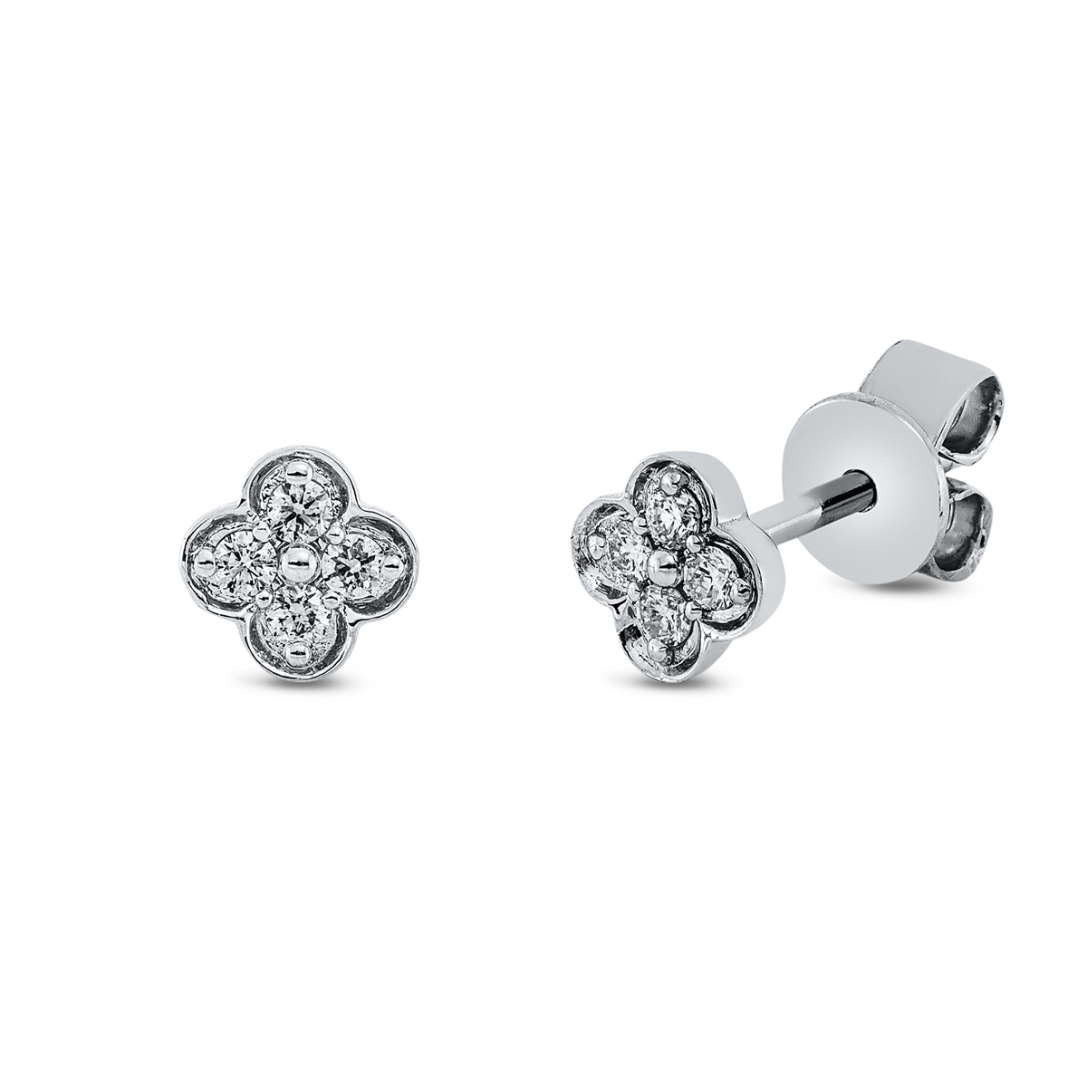Ohrstecker 18 kt WG