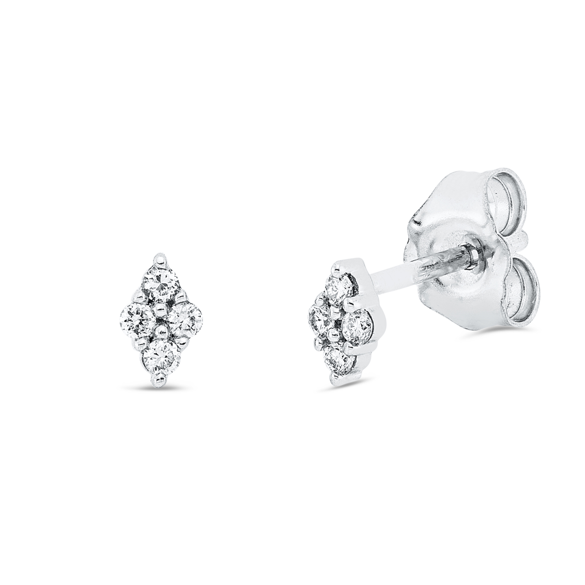 Ohrstecker 18 kt WG