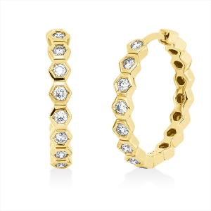 Creolen Zarge 18 kt GG