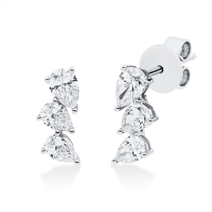 Ohrstecker 18 kt WG