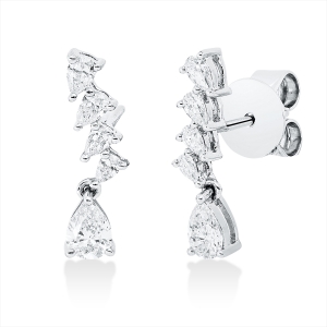 Ohrstecker 18 kt WG