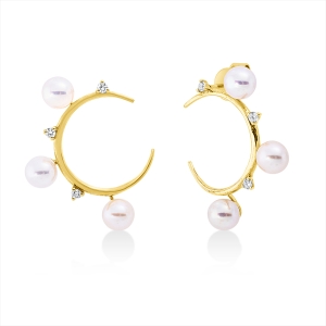 Ohrstecker  18kt Gelbgold mit 0,11ct Diamanten