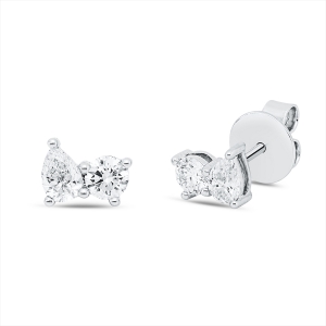 Ohrstecker 18 kt WG