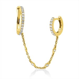 Ohrschmuck 18 kt GG, Ohrmanschette