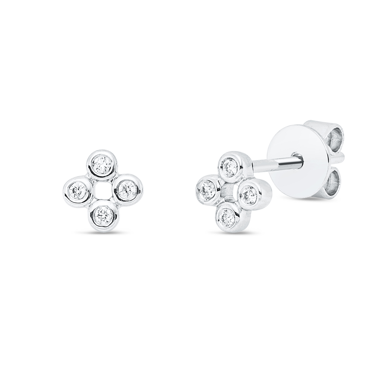 Ohrstecker 18 kt WG