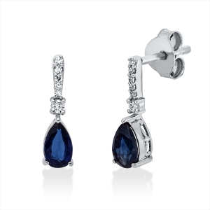 Ohrschmuck 3er-Krappe 18 kt GG Tropfen