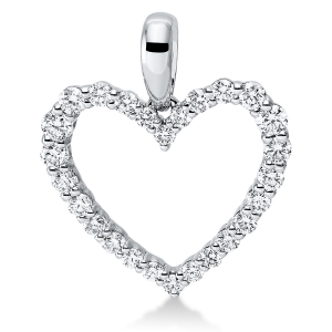 Anhänger 18 kt RG Herz
