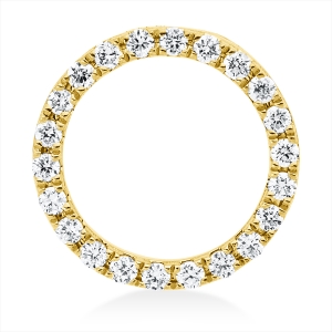 Anhänger 18 kt GG Kreis