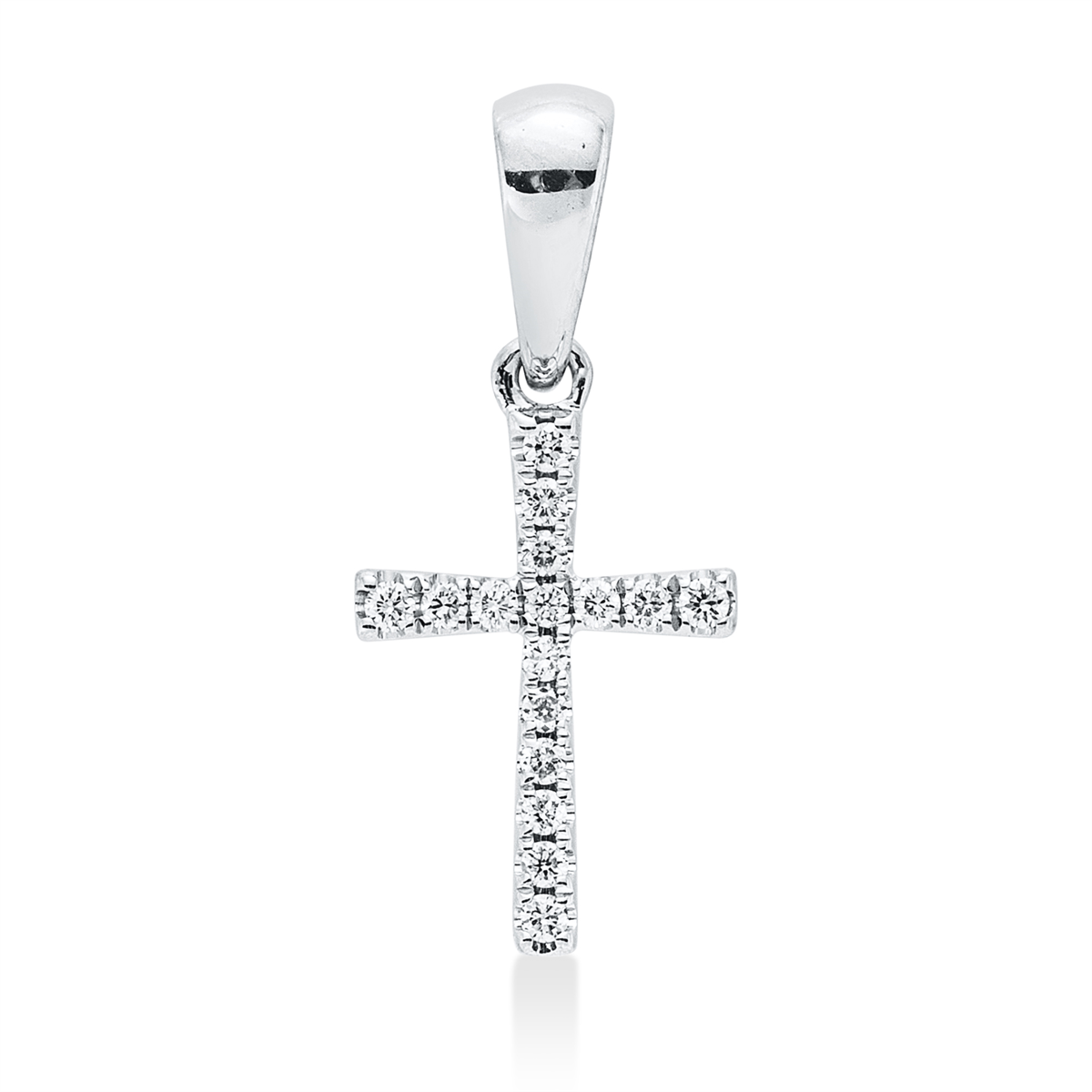 Anhänger 18 kt WG Kreuz, mit Öse