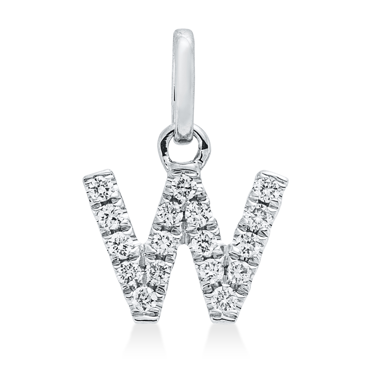 Anhänger 18 kt WG W, mit Öse