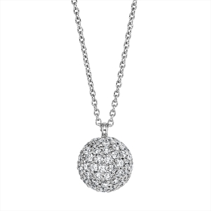 Pavé Collier  18kt Weißgold mit 0,62ct Diamanten