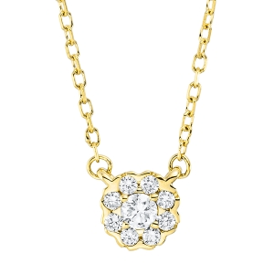 Collier 18 kt GG, mit ZÖ 40 cm