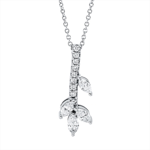 Collier 18 kt RG, mit ZÖ 40 cm
