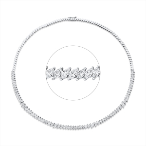 Collier 18 kt WG