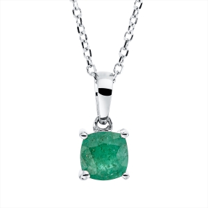 Collier 18 kt WG, mit ZÖ 42 cm