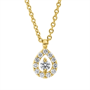 Collier 18 kt GG, mit ZÖ 41 cm + 39,5 cm