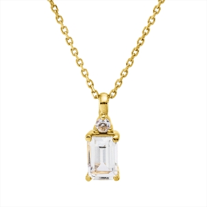 Collier 4er-Krappe 18 kt GG, mit ZÖ 42 cm