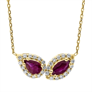 Collier 18 kt RG