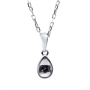 Collier Zarge 18 kt WG Tropfen