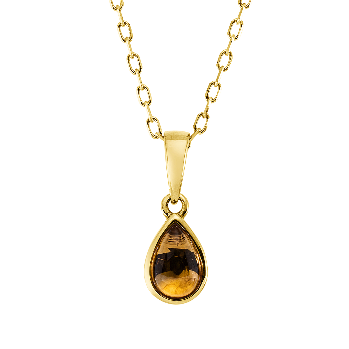 Collier Zarge 18 kt GG Tropfen