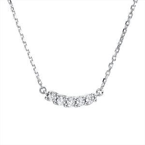 Collier 18 kt RG, mit ZÖ 42 cm