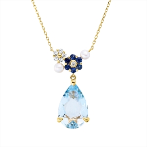 Collier 18 kt GG, mit ZÖ 40 cm