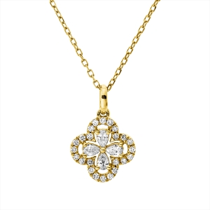 Collier 18 kt GG, mit ZÖ 40 cm