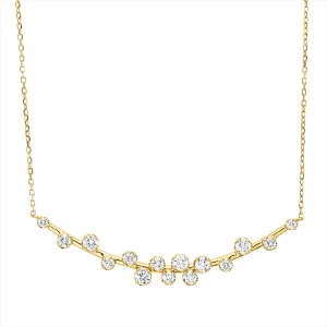 Collier 18 kt GG, mit ZÖ 40 cm