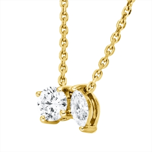 Collier 18 kt GG, mit ZÖ 42 cm