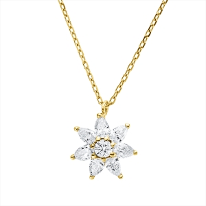 Collier 18 kt GG, mit Öse