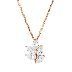 Collier 18 kt RG, mit Öse