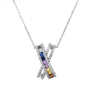 Collier 18 kt WG