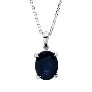Collier 4er-Krappe 18 kt WG, mit Öse