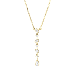 Collier 18 kt GG, mit ZÖ 40 cm