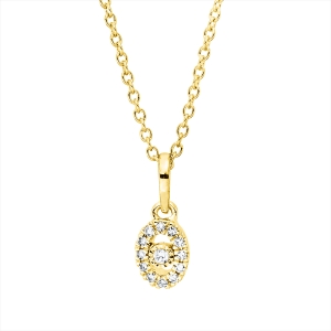 Collier 18 kt GG, Fass rhod, ZÖ 40+42,5 cm