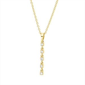 Collier 18 kt GG, mit ZÖ 40 cm, 42,5cm