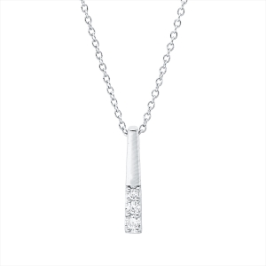 Collier 18 kt GG, mit ZÖ 40 cm,42,5cm