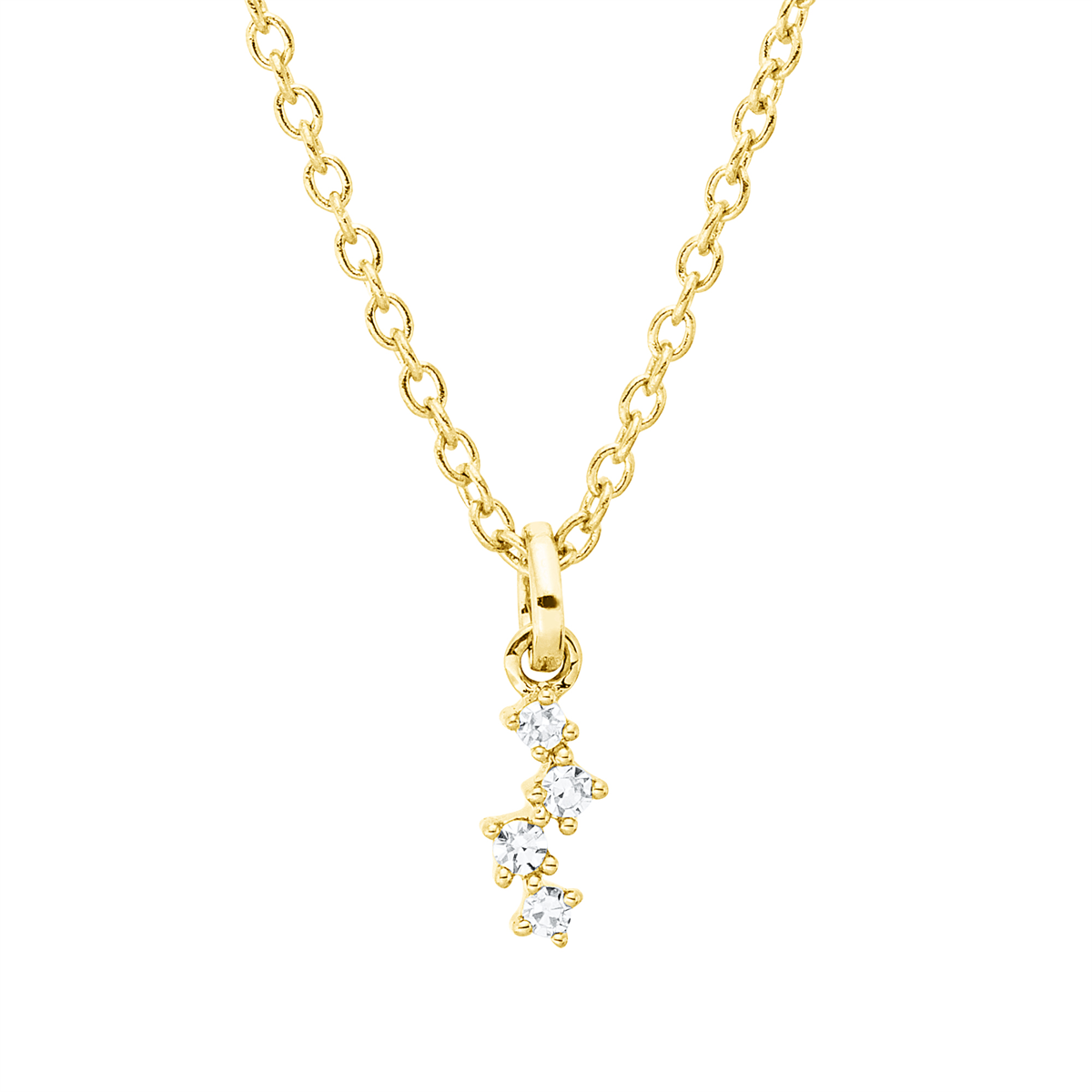 Collier 18 kt GG, mit ZÖ 40 cm, 42,5cm