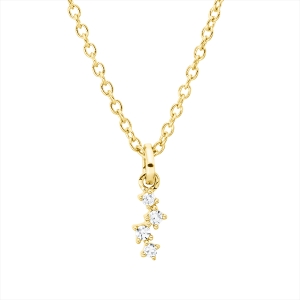 Collier 18 kt GG, mit ZÖ 40 cm, 42,5cm