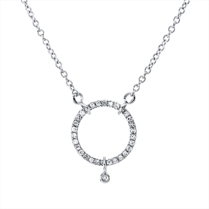 Collier 18 kt GG Kreuz, mit ZÖ 40 cm, 42,5cm