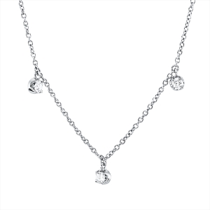 Collier 18 kt GG, mit ZÖ 40 cm, 42,5cm