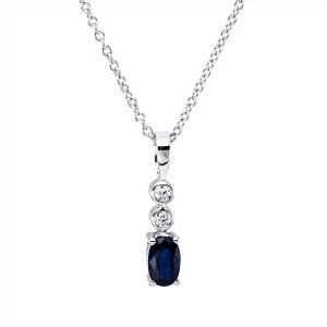 Collier 4er-Krappe 18 kt WG, , 42,5cm