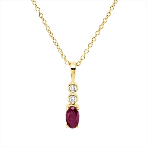 Collier 4er-Krappe 18 kt GG, , 42,5cm