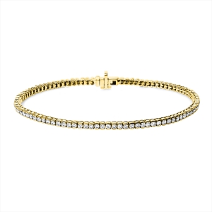 Tennisarmband  18kt Gelbgold mit 2,00ct Diamanten