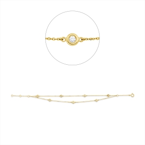 Armband 18 kt GG
